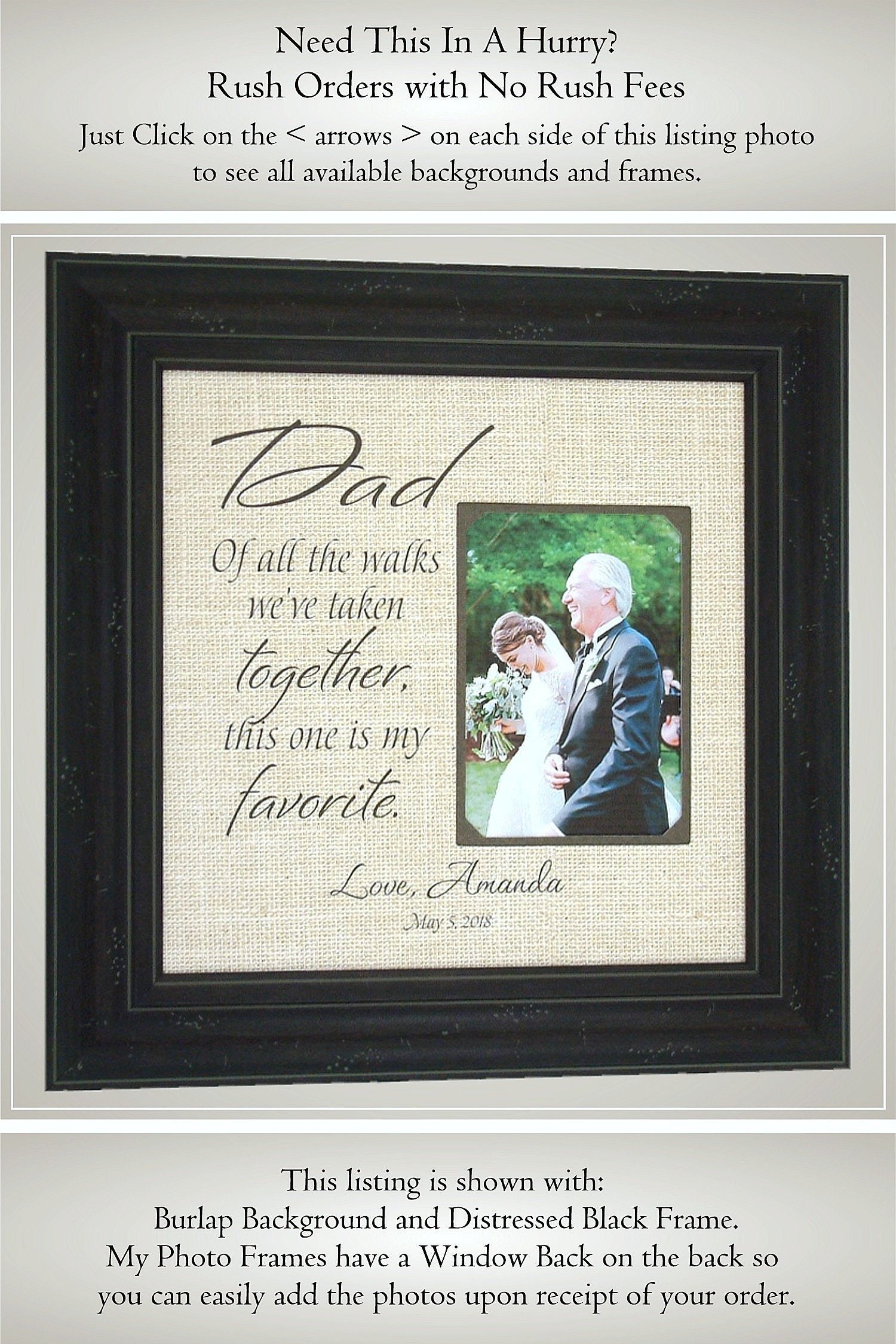 Father Of The Bride Personalized Father Of The Bride Gift Thank You Gift Dad Bride Gift For Dad Gift For Dad - 